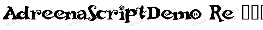 AdreenaScriptDemo Re字体转换